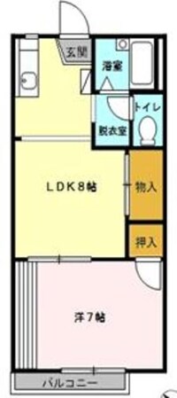 サンベルテ菅沼2の物件間取画像